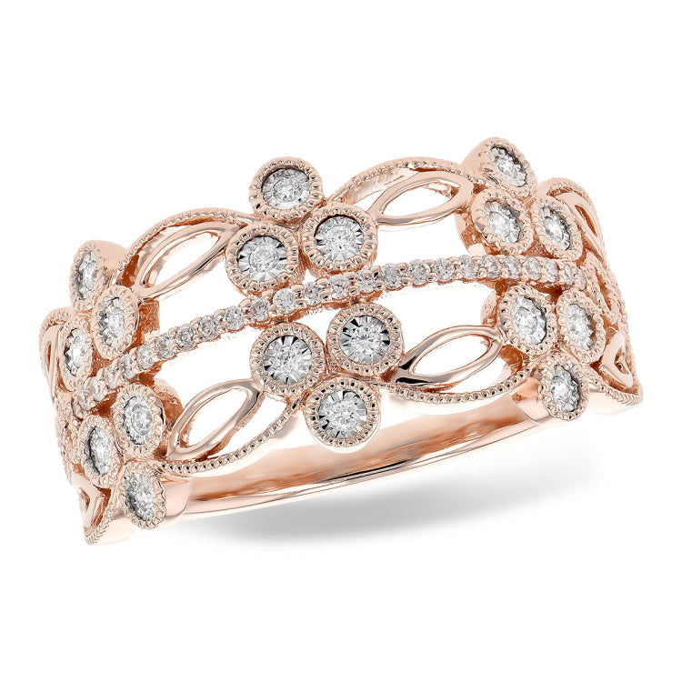 14KT Gold Ladies Diamond Wedding Ring