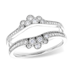 14KT Gold Ladies Diamond Wrap/Guard