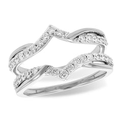 14KT Gold Ladies Diamond Wrap/Guard