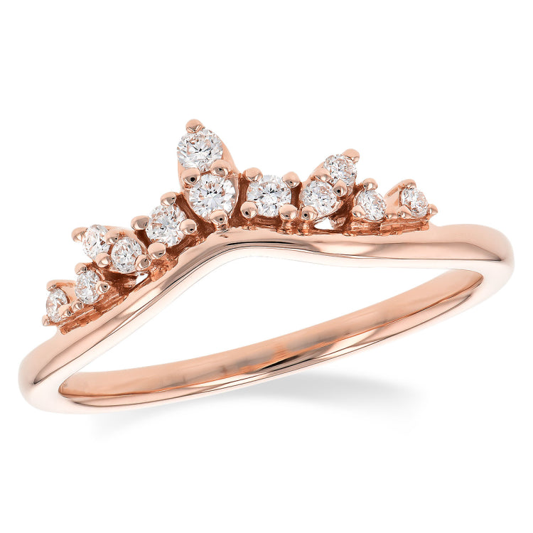 14KT Gold Ladies Diamond Wrap/Guard