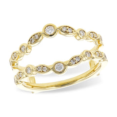 14KT Gold Ladies Diamond Wrap/Guard
