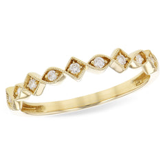 14KT Gold Ladies Diamond Wedding Ring