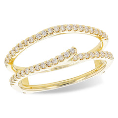 14KT Gold Ladies Diamond Wrap/Guard
