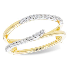 14KT Gold Ladies Diamond Wrap/Guard