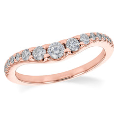 14KT Gold Ladies Diamond Wrap/Guard