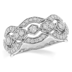 14KT Gold Ladies Diamond Wedding Ring