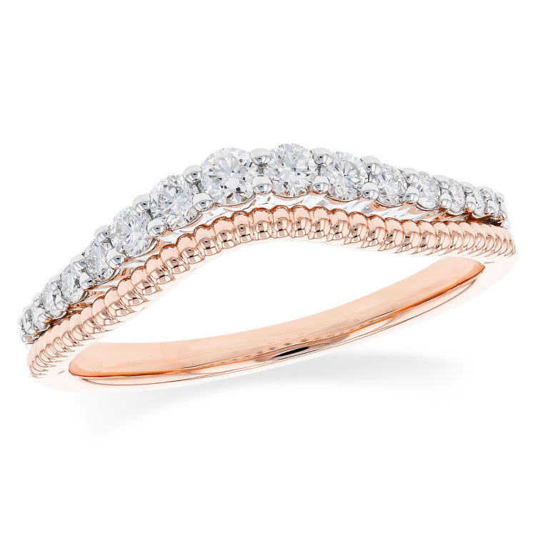 14KT Gold Ladies Diamond Wrap/Guard