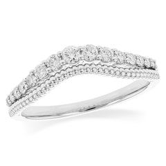 14KT Gold Ladies Diamond Wrap/Guard