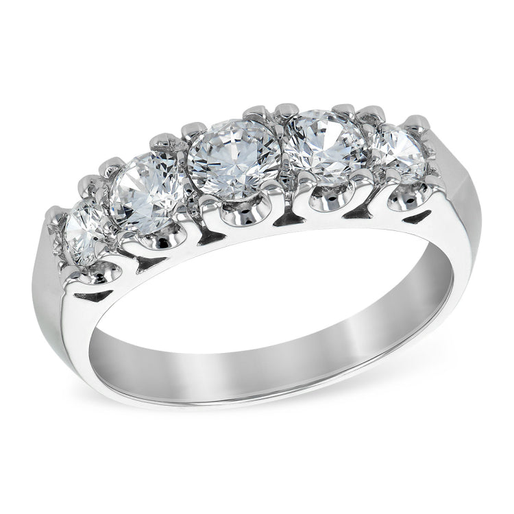 14KT Gold Ladies Diamond Wedding Ring