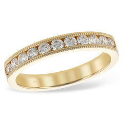 14KT Gold Ladies Diamond Wedding Ring