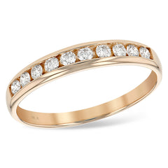14KT Gold Ladies Diamond Wedding Ring