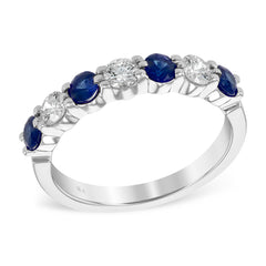 14KT Gold Ladies Sapphire Wedding Ring