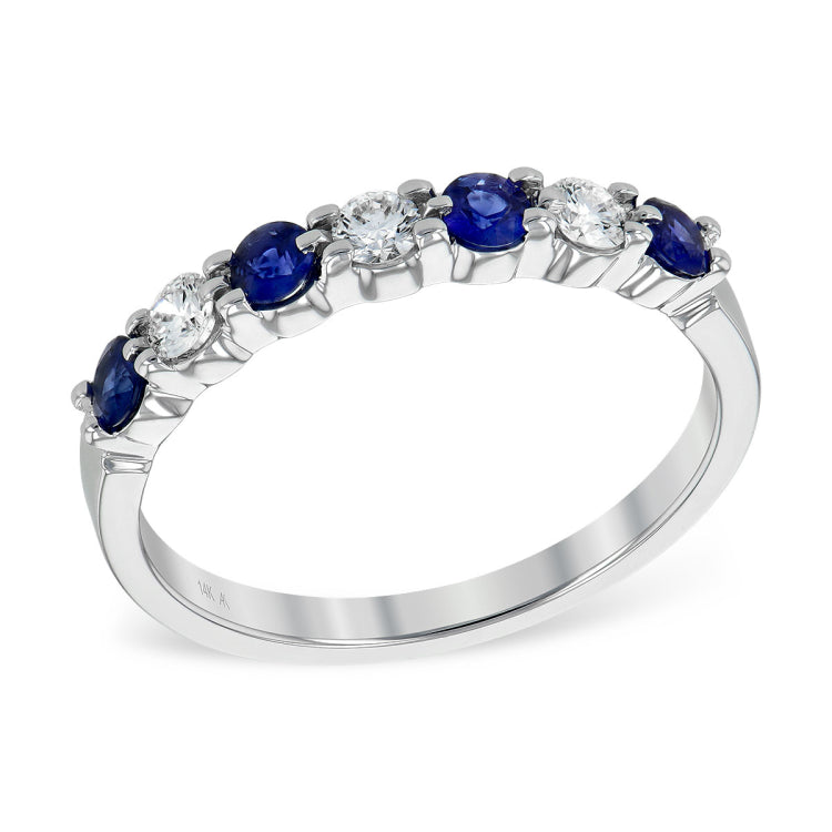 14KT Gold Ladies Sapphire Wedding Ring