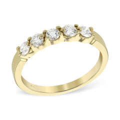 14KT Gold Ladies Diamond Wedding Ring