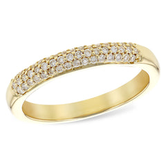 14KT Gold Ladies Diamond Wedding Ring