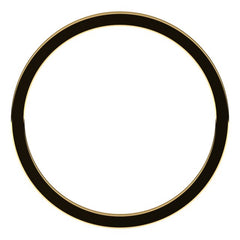14K Yellow Gold 1 mm Flat Band Size 7