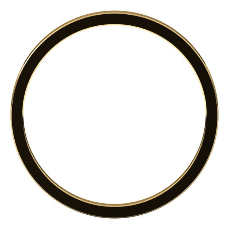 14K Yellow Gold 1.5 mm Flat Band Size 6