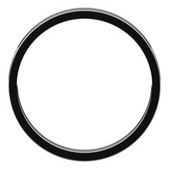 10K White Gold 2.5 mm Flat Band Size 8