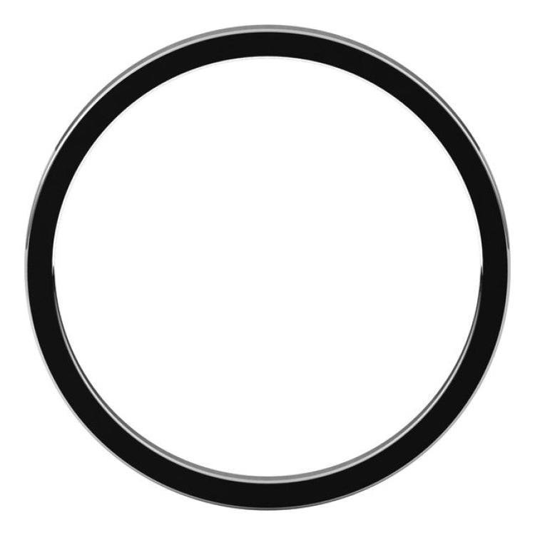 18K White Gold 1.5 mm Flat Band Size 7.5