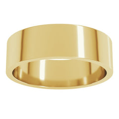 10K Yellow Gold 6 mm Flat Band Size 11