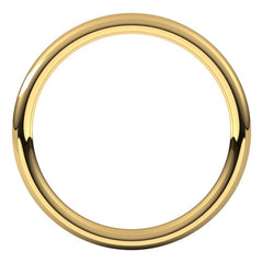 18K Yellow Gold 2 mm Comfort-Fit European-Style Band Size 6