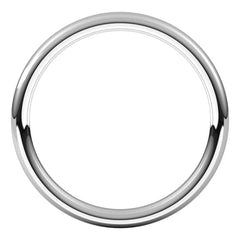 Platinum 2 mm Comfort-Fit European-Style Band Size 8