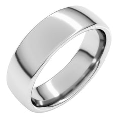 Platinum 6 mm Comfort-Fit European-Style Band Size 9.5
