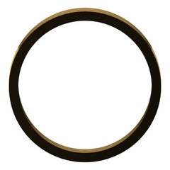 14K Yellow Gold 3.5 mm Flat Band Size 4.5
