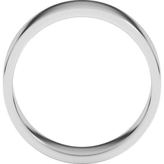 14K White Gold 7 mm Flat Band Size 7.5