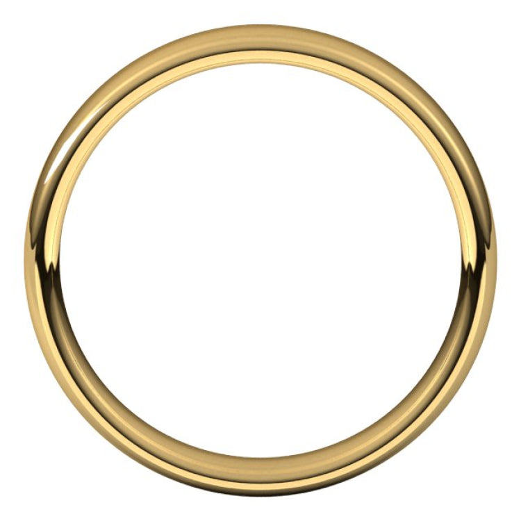 18K Yellow Gold 4.5 mm Comfort-Fit European-Style Band Size 6.5