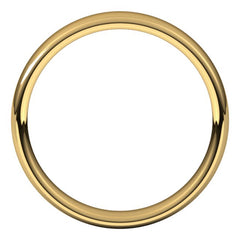 14K Yellow Gold 4.5 mm Comfort-Fit European-Style Band Size 9