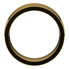 14K Yellow Gold 8 mm Comfort-Fit Flat Band Size 9.5