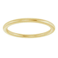 10K Yellow Gold 1.5 mm Comfort-Fit European-Style Band Size 4.5