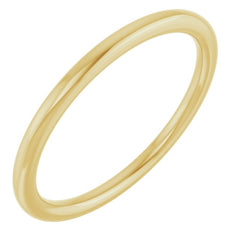 10K Yellow Gold 1.5 mm Comfort-Fit European-Style Band Size 7