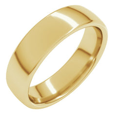 10K Yellow Gold 5.5 mm Comfort-Fit European-Style Band Size 9