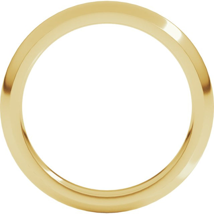 18K Yellow Gold 3 mm Comfort-Fit Half Round Band Size 9