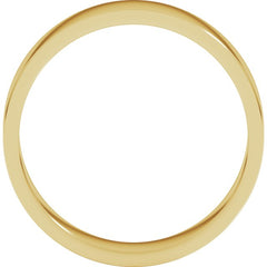 10K Yellow Gold 5 mm Flat Band Size 7