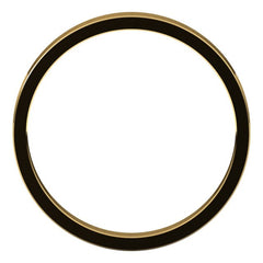14K Yellow Gold 2.5 mm Flat Band Size 4.5