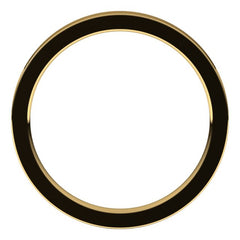 18K Yellow Gold 2 mm Comfort-Fit Flat Band Size 6.5