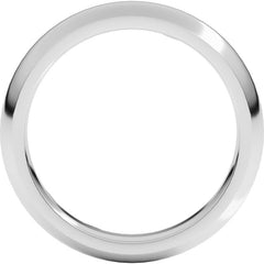 Sterling Silver 4 mm Comfort-Fit Half Round Band Size 8.5
