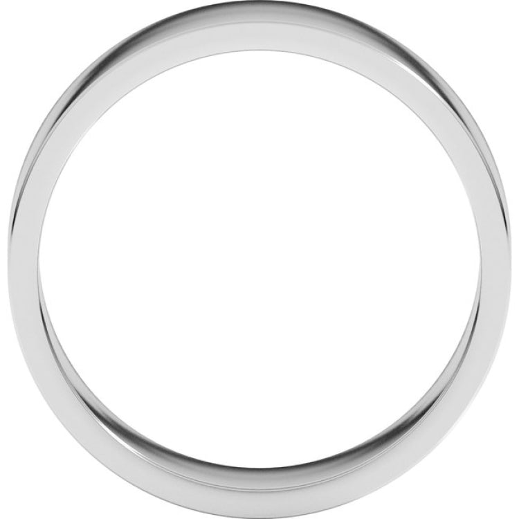 Sterling Silver 6 mm Flat Band Size 10