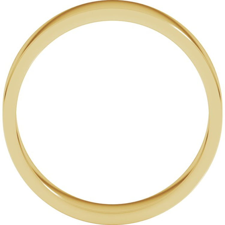 10K Yellow Gold 5 mm Flat Band Size 9