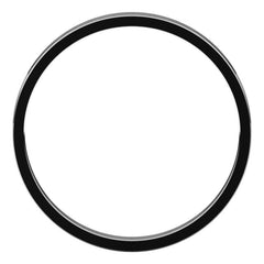 14K White Gold 2 mm Ultra-Lightweight Flat Band Size 9