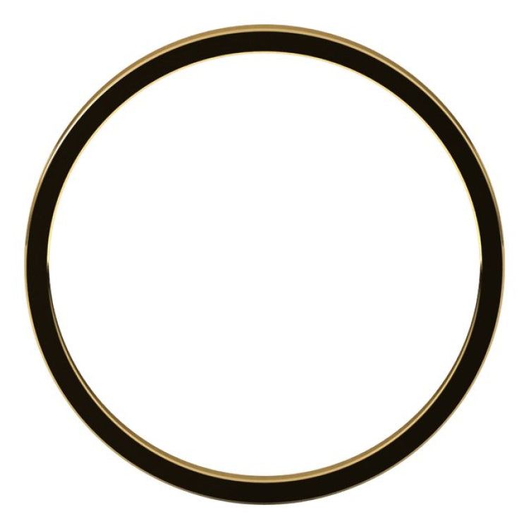 14K Yellow Gold 1.5 mm Ultra-Lightweight Flat Band Size 7