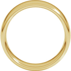 22K Yellow Gold 7 mm Comfort-Fit European-Style Band Size 11.5