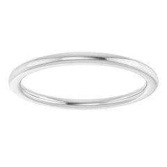 Platinum 1.5 mm Comfort-Fit European-Style Band Size 4.5