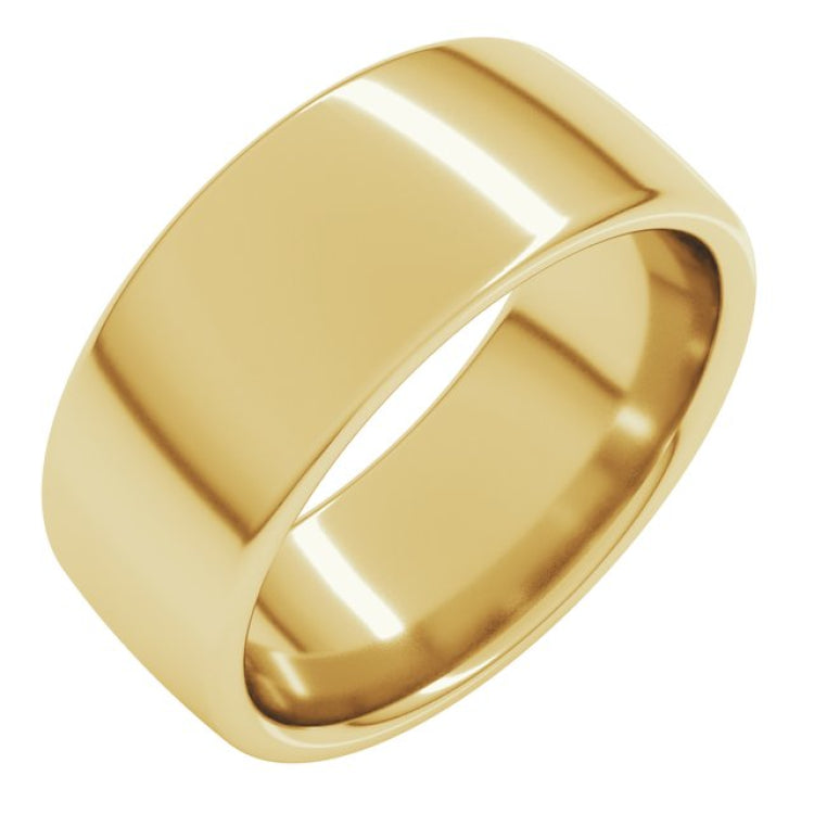 14K Yellow Gold 8 mm Comfort-Fit European-Style Band Size 6.5