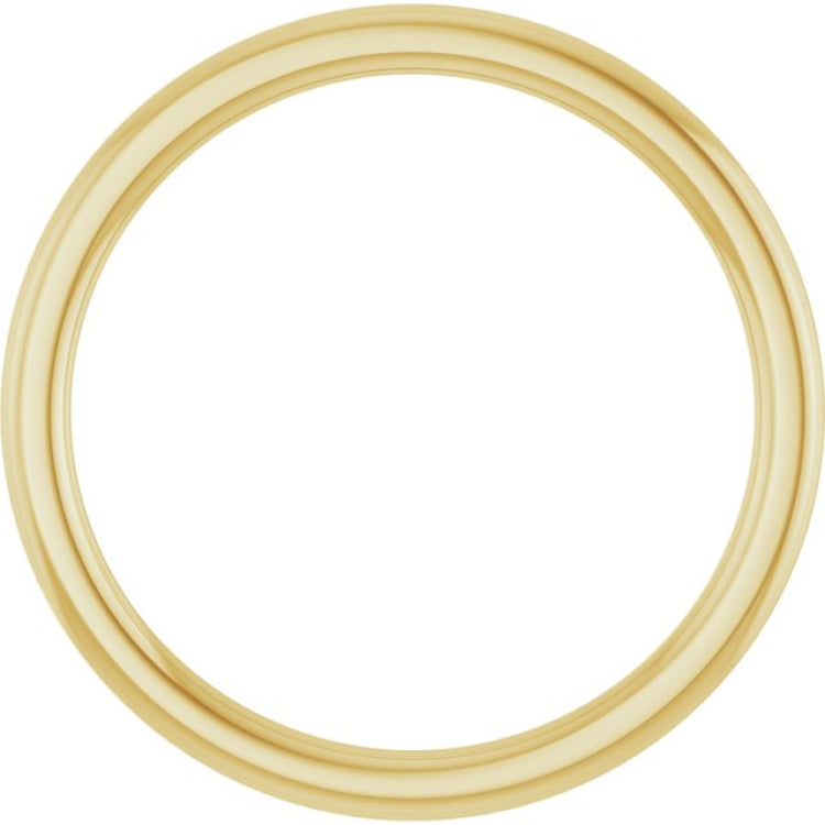 10K Yellow Gold 1.5 mm Comfort-Fit European-Style Band Size 7.5